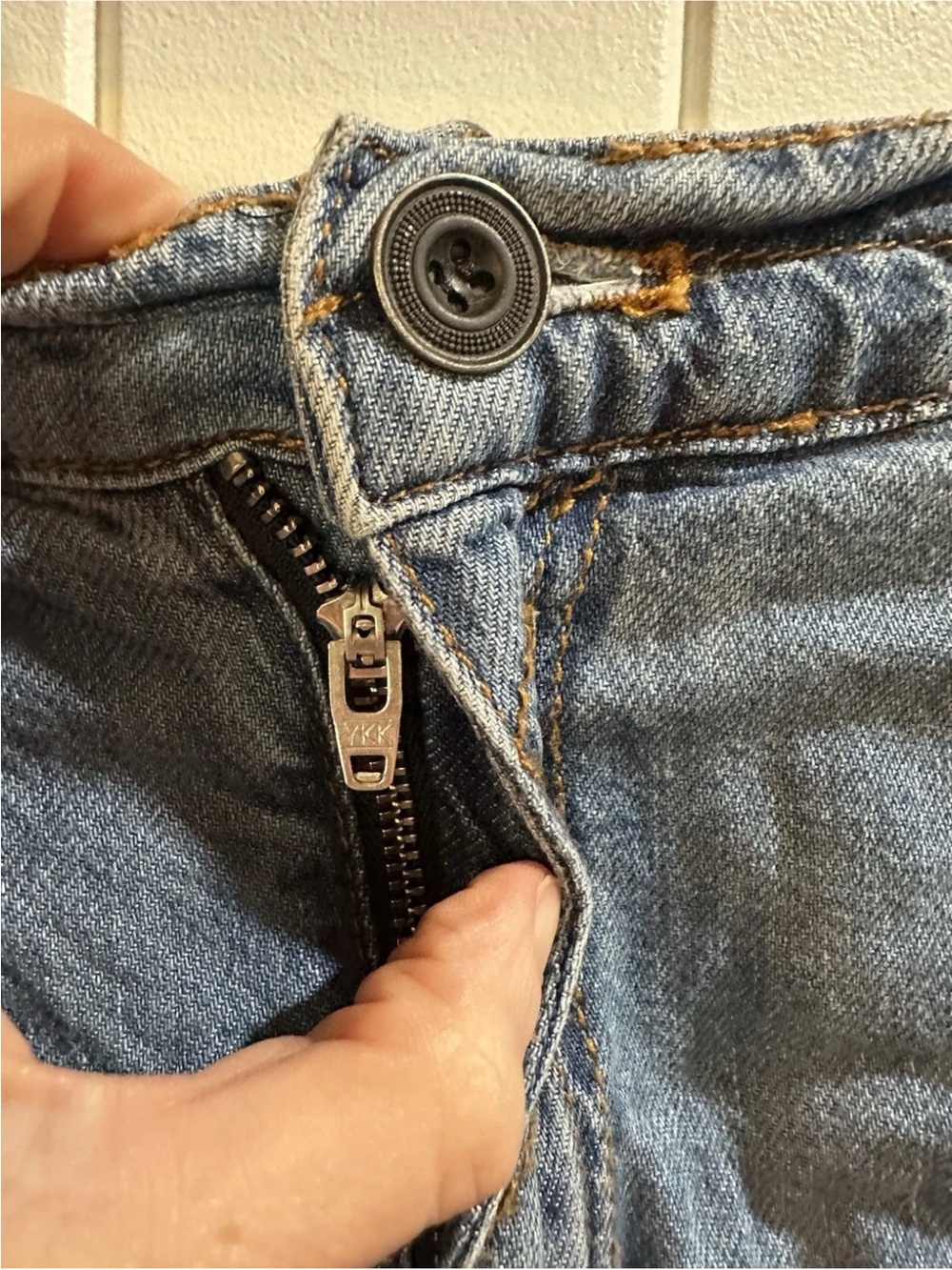Pilcro Light Blue Boyfriend Drawstring Cuff Jeans - Picture 8 of 8